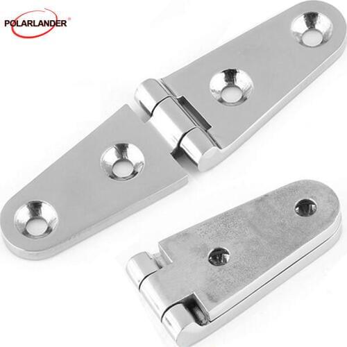 Hatch Strap Round Turn Button Butt Hinge Hardware Boat hinge Folding Boat Door Grade Cast 10x10x0.5cm 1pc Flush Door Strap