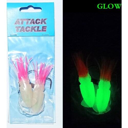 5pcs Sea rigs Sabiki rigs Octopus soft lure Big Game Saltwater Trolling Tuna For sea bass, blackfish, Cod Fishing Lure