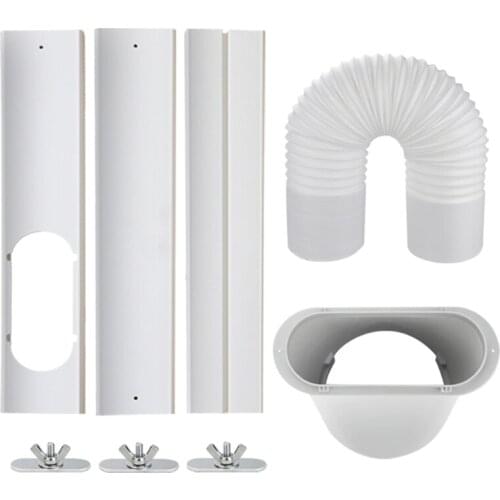 Universal Window Adaptor Tube Connector Kit, Window Seal Exhaust Hose Interface for Portable Air Conditioner 150mm