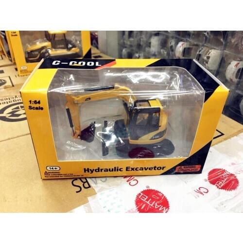 1/64 Diecast Model Construction vehicles Hydraulic Excavator C-COOL Model2