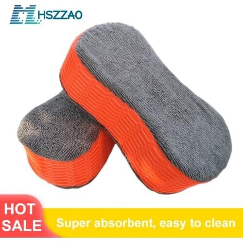 1Pcs Coral Car Washer And Home Sponge Washing Cleaning Sponge Block Honeycomb Car Cleaning Cloth car accessries
