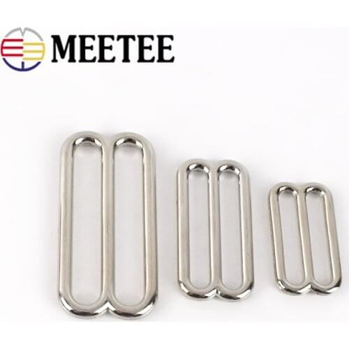 10/20pc 30/38/50mm Metal Belt Buckles O D 8 Ring Tri-Glide Bra Webbing Adjust Buckle Diy Bag Clothes Sewing Hardware Accessories