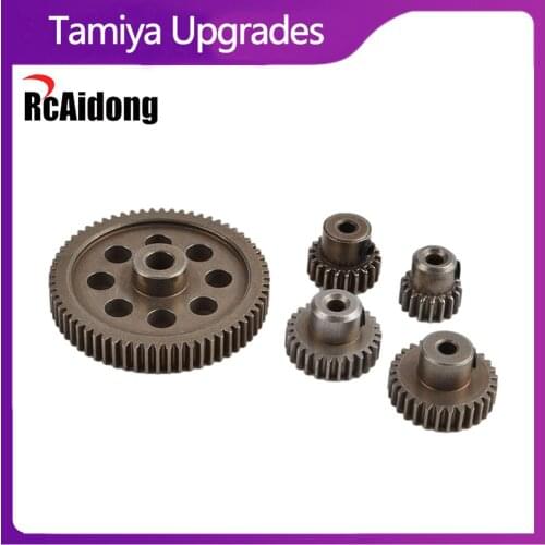 11184 Metal Pinion Motor Gears 17T 21T 26T 29T 64T Main Gear Set for Tamiya HSP Himoto Amax Redcat Exceed 1/10 Drift Truck Car