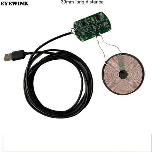 30mm long distance) Qi Wireless Fast Charger Charging Transmitter Module circuit board 10W/7.5W/5W