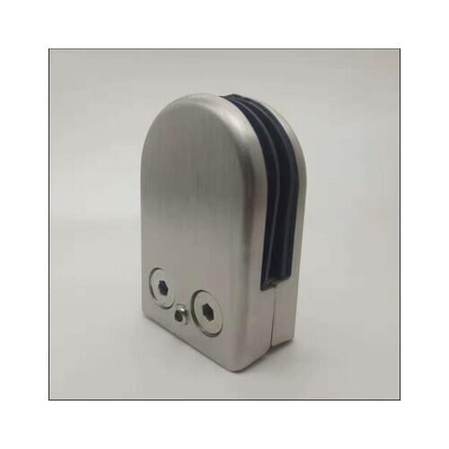 8X Stainless Steel Glass Clamp Holder For Window Balustrade Handrail 65*43*26 mm