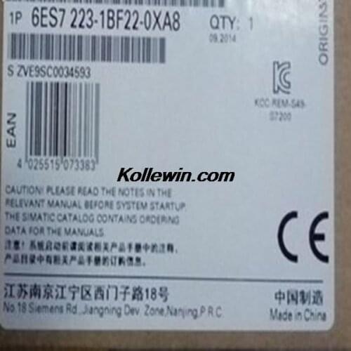 Free shipping S7-200CN, EM222, 6ES7223-1BF22-0XA8,6ES7 223-1BF22-0XA8,6ES72231BF220XA8,100% original and New,hot selling