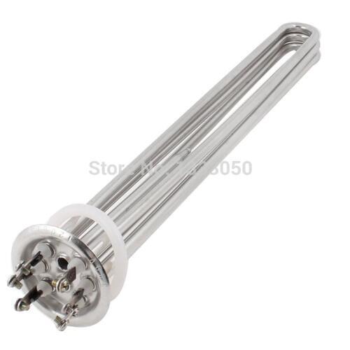 Free Shipping Stainless Steel Water Boil U Type Tubular Heating Heater AC 380V 12000W