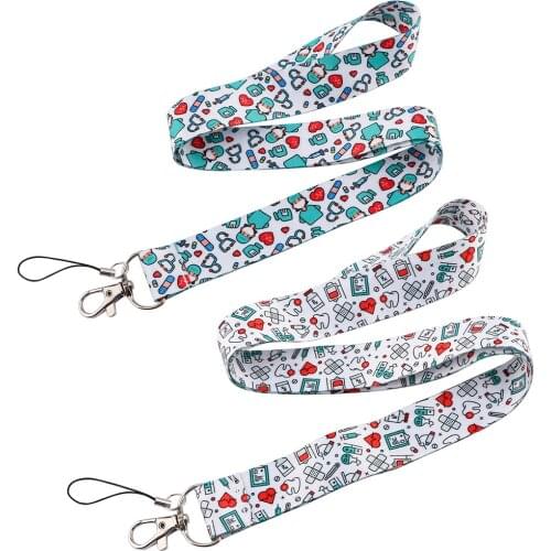 CA1353 Magic Shcool Lanyard Mobile Phone Strap ID Card Badge Holder Rope Key Chain Keyrings Cosplay Webbing Work Accessories