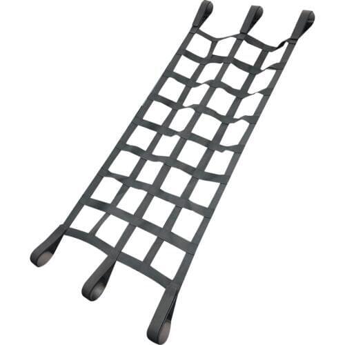 Black Cargo Net Back Window Roof Net Hammock for Wrangler 97-17