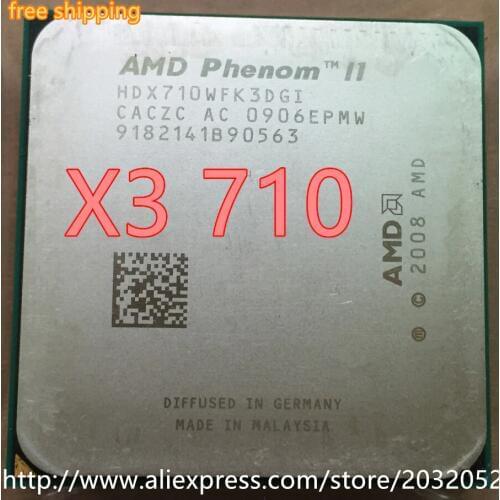 AMD Phenom II X3 710 2.6GHz Socket AM3 938-pin Processor 95W Triple-Core 1.5M Desktop CPU in stock 710 can work