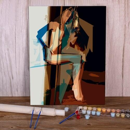 Cubism-remix Cubism-remix Coloring By Numbers Painting Kit Acrylic Paints 40*50 Picture By Numbers Photo New Design Art