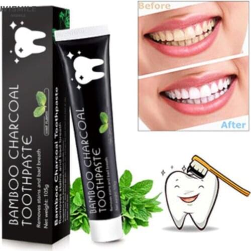 Charcoal Toothpaste Whitening Teeth Remove Stain Fluorid Free Sensitivity Care Activated Anticavity Complex Mint Flavor