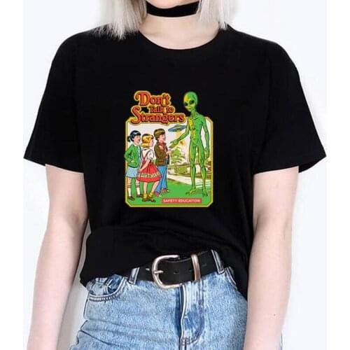 Funny Cartoon Print Fashion T Shirt Women Tops Summer Short Sleeve Harajuku Shirt Tee Shirt Femme Casual T-shirt Camiseta Mujer