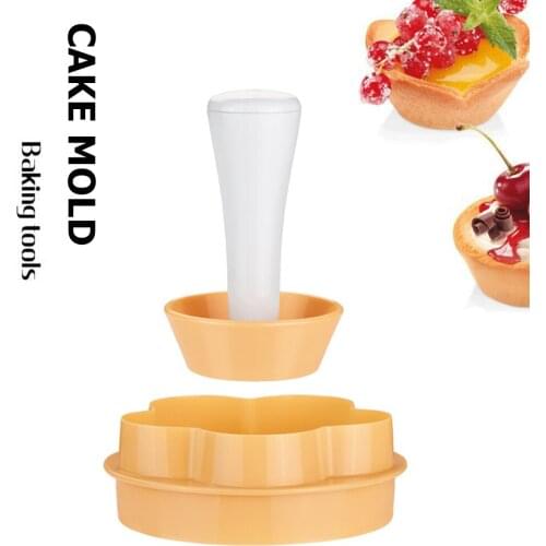 Baking Tool Dough Egg Tart Shells Mold DIY Professional Burr-free Handle Smooth Rapid Prototyping Pastries Biscuit Cupcake Mold