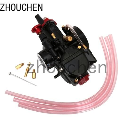 Motorcycle Engine Part Carburetor Carburador Carb PWK 21 24 26 28 30 32 34 MM With Power Jet For Racing Moto Dirt Bike Motocross