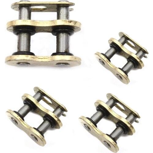 Master Chain Buckle Ring Connector Link Motorcycle Golden Stainless Steel O-rings Dirt Pit Bike 428 525 520 530HV