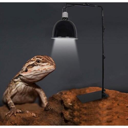 Reptile Lamp Stand Metal Floor Lamp Bracket for Succulent Lizard Tortoise Turtle Adjustable Telescopic Heating Light Holder
