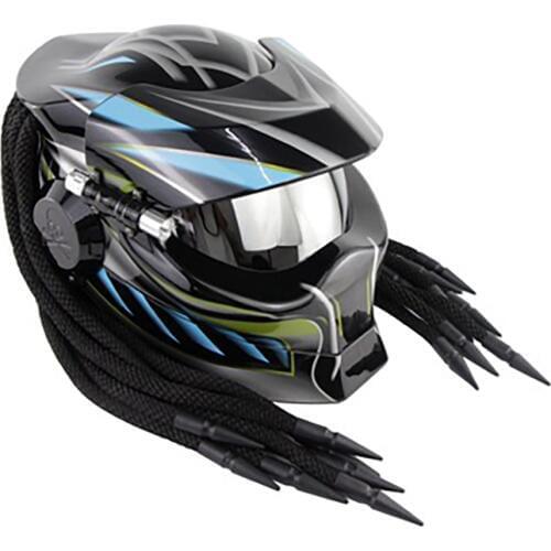 Predator Motorcycle Helmet Full Face Iron Warrior Man Helmet DOT Safety Certification High Quality Black Colorful