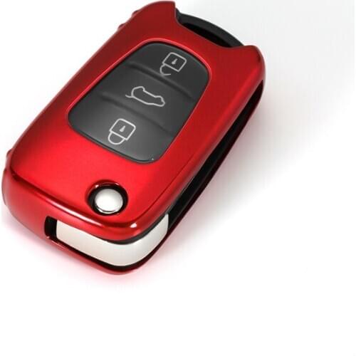 Soft TPU Car Key Case FullCover For Hyundai i20 i30 i40 IX25 Creta IX35 HB20Solaris Elantra Accent For Kia K2 K3 K5 Rio Sportage