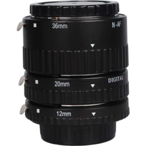 Electronic Mount TTL Auto Focus AF Macro Extension Tube Ring Set for Nikon D7100 D5200 D3200 D800 D800E D5100 D7000 D3100
