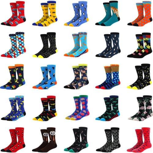 OLOEY Men's Patterned Socks
