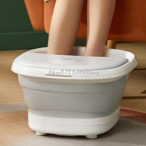 Portable foldable foot bath electric massage foot bath thermostatic heating foot bath household automatic