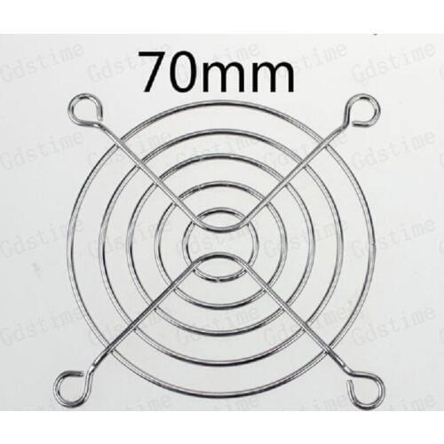 500 Pcs Gdstime Fan Protection Net Grille 7CM 70mm Fan Iron Mesh Computer Case Fan Safety Net Wholesale