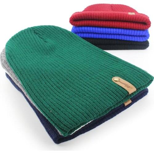 New Fashion Women Men Winter Hat Knitted Skuilles Beanies For Women Hats Balaclava Unisex Winter Cap Men Brand Hat Wholesale