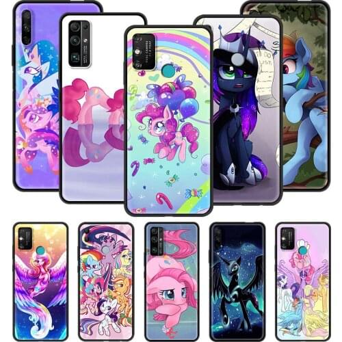 Silicone Black Case For Huawei Honor 20 Pro 30 9X Lite Play 9A 9S 8X 30i X10 Max 5G Youth Back Cover My Little Pony