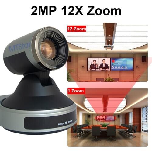 Sony RTMP Protocol Camera 2MP 12X Zoom Live Streaming Meeting Camera HD IP HD-SDI HD-MI 3 in 1 Video Conference Camera