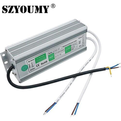 SZYOUMY DC 12V Adapter Waterproof IP67 LED Driver Dc 12V 100W Switching Power Supply Outdoor Used Led Strip Driver