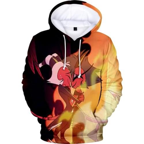 Helluva Boss 3D Hoodie Anime Fall Winer Suit Hoodies Sportswear Clothes Boy/girl Punk Hip Hop Style The Hooded 2021 Kids Clothes