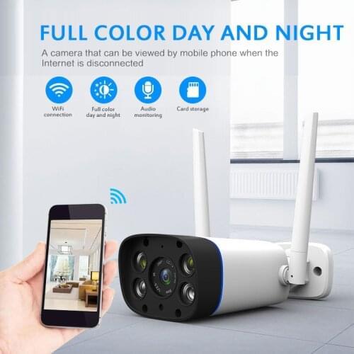 WIFI Camera 1080P HD Wire-Free IP Camera Outdoor WaterProof Security CCTV Video night Vision CCTV Security Camera Night Vision