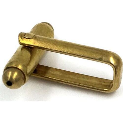 Jewelry findings Clothing accessories Raw Brass metal Cufflinks custom shirt cufflinks with holes