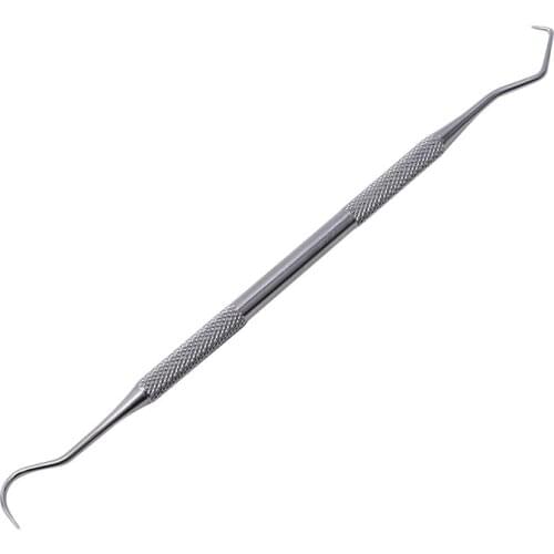 1PC Double-ended Design Dent Scaler Dentistry Instrument Dental Examination Teeth Tool Cleaning Stainless Steel Dent Care Tool