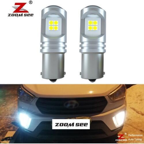 2pcs 100% Xenon white Canbus Error Free LED Daytime running light DRL driving fog lamp For Hyundai Creta 2016 2017 2018 2019