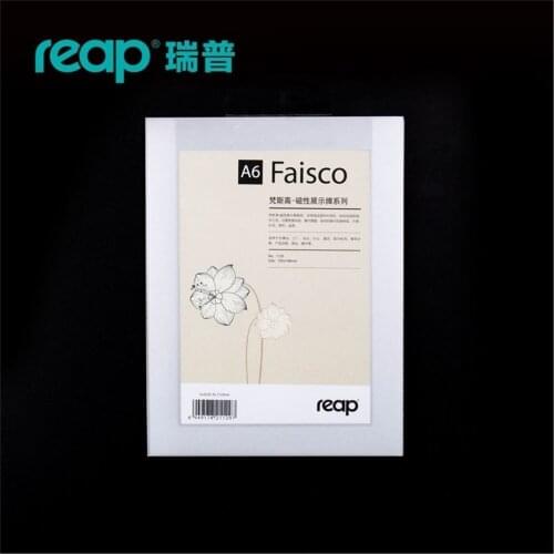3129 5 Pack Reap Faisco A6 105*148mm Pvc Magnetic Office Badge Indoor Wall Mount Holder Display Info Poster Door Sign
