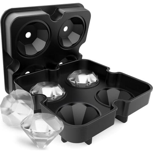 3D Skull Silicone Mold Ice Cube Maker Chocolate Mould Tray Ice Cream DIY Tool Whiskey Wine Cocktail Ice Cube Tray Mold