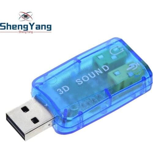 CM108 Chipset USB 2.0 to 3D AUDIO SOUND CARD ADAPTER VIRTUAL 5.1 CH Sound Track