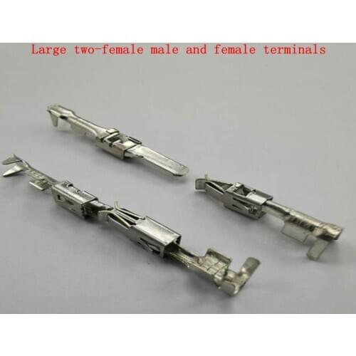 Double terminal compound terminal with special pin for automobile maintenance and modification