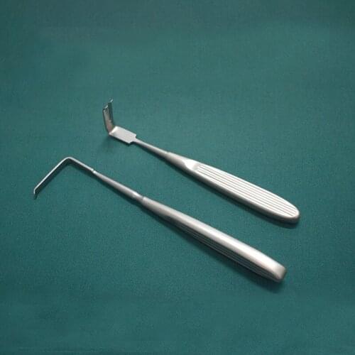 Deep nose pull hook stainless steel nose beauty plastic straight head bifurcation professional tool