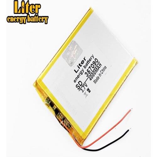 Li-po 357090 3.7V 4000mah Lithium polymer Battery with Protection Board For PDA