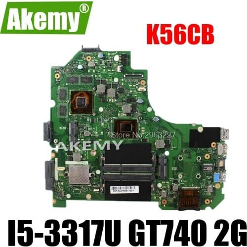 K56CB Motherboard I5-3317U GT740 GT635M 2G REV2.0 For Asus K56CM A56C S550C S56C Laptop motherboard K56CB Mainboard