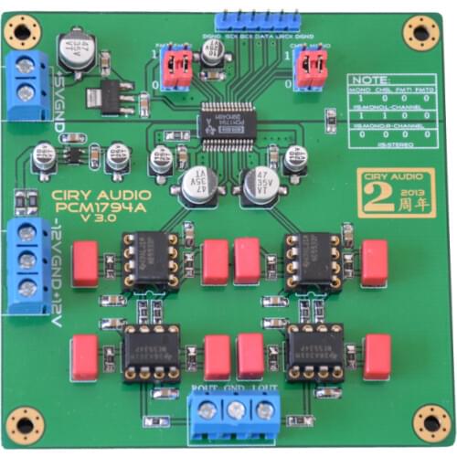 ZEROZONE V18 PCM1794A Module DAC Decoder Module 192k 24bit IIS PCM1794 DAC board L8-10