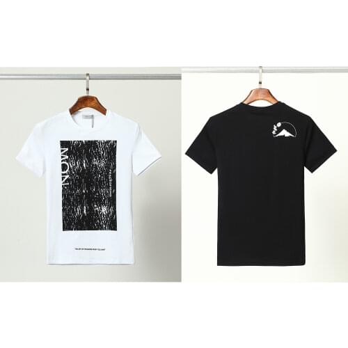 MON T Shirt Maple Leaf Printed Casual Summer Fashion Cool men T-shirt 6077