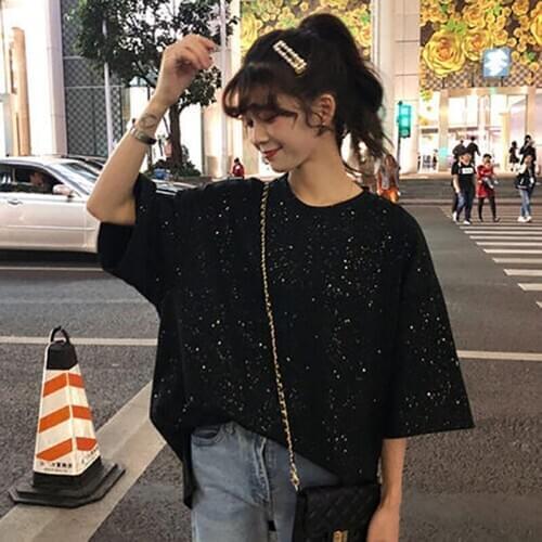 Женские футболки с пайетками Mrs win China At AliExpress