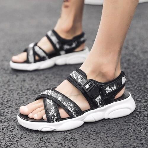 Mens Shoes Style Sandalia Masculina De Praia Sneakers Breathable Top Quality Shoes Sports Man Autumn 2018 Summer Beach Slippers