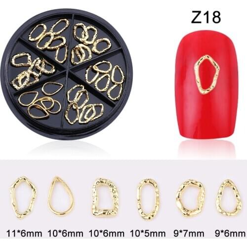 NIZIQUAN3DDIY nail art decoration on wheels accessories wholesale mixed color nail rhinestones small irregular beads