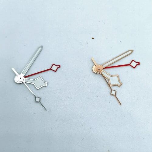 New GMT Watch Hands Green Luminous Fit DG 5833 Mingzhu 3804 Automatic Movement