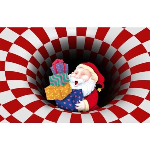 New Year Mat Outdoor Carpet Doormat Santa Ornament Christmas Decoration Large Rug for Home Xmas Navidad Deco Noel Christmas Gift